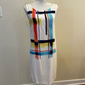 Eva Tralala Abstract Print Sleeveless Dress~Size Small